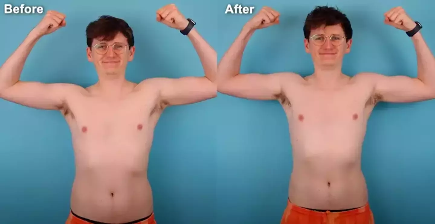 Jack documented his progress on the channel (YouTube/JackSucksAtLife)