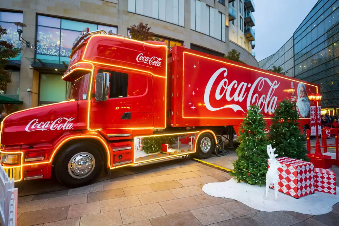 The Coca-Cola Christmas truck has been a staple of the Christmas period in the UK (Matthew Horwood/Getty Images)