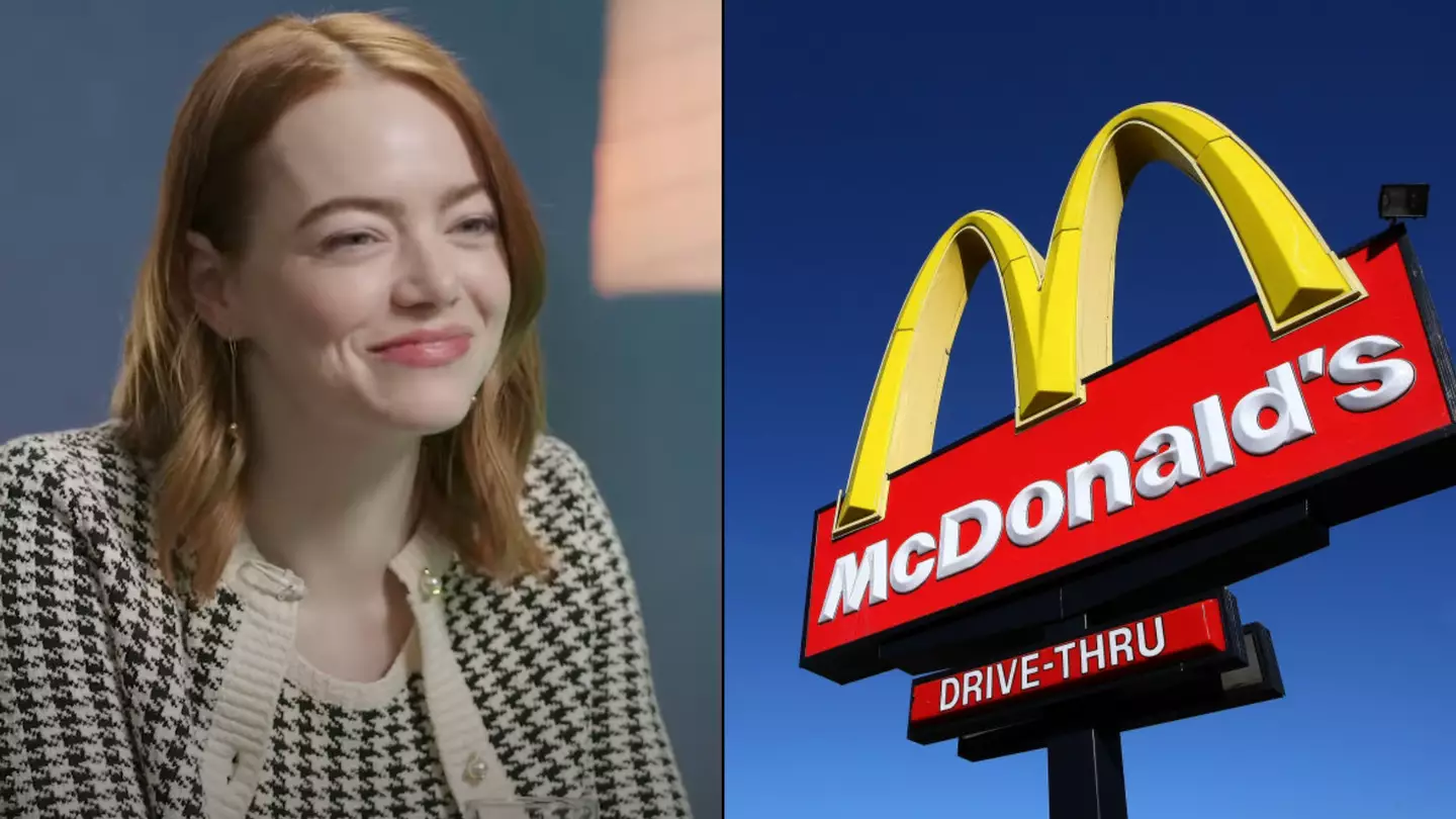 Emma Stone reveals her very 'depressing' McDonald's order