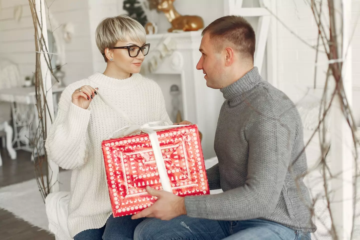 “No. The box is empty, it’s for you to put your stuff in - off you go.”