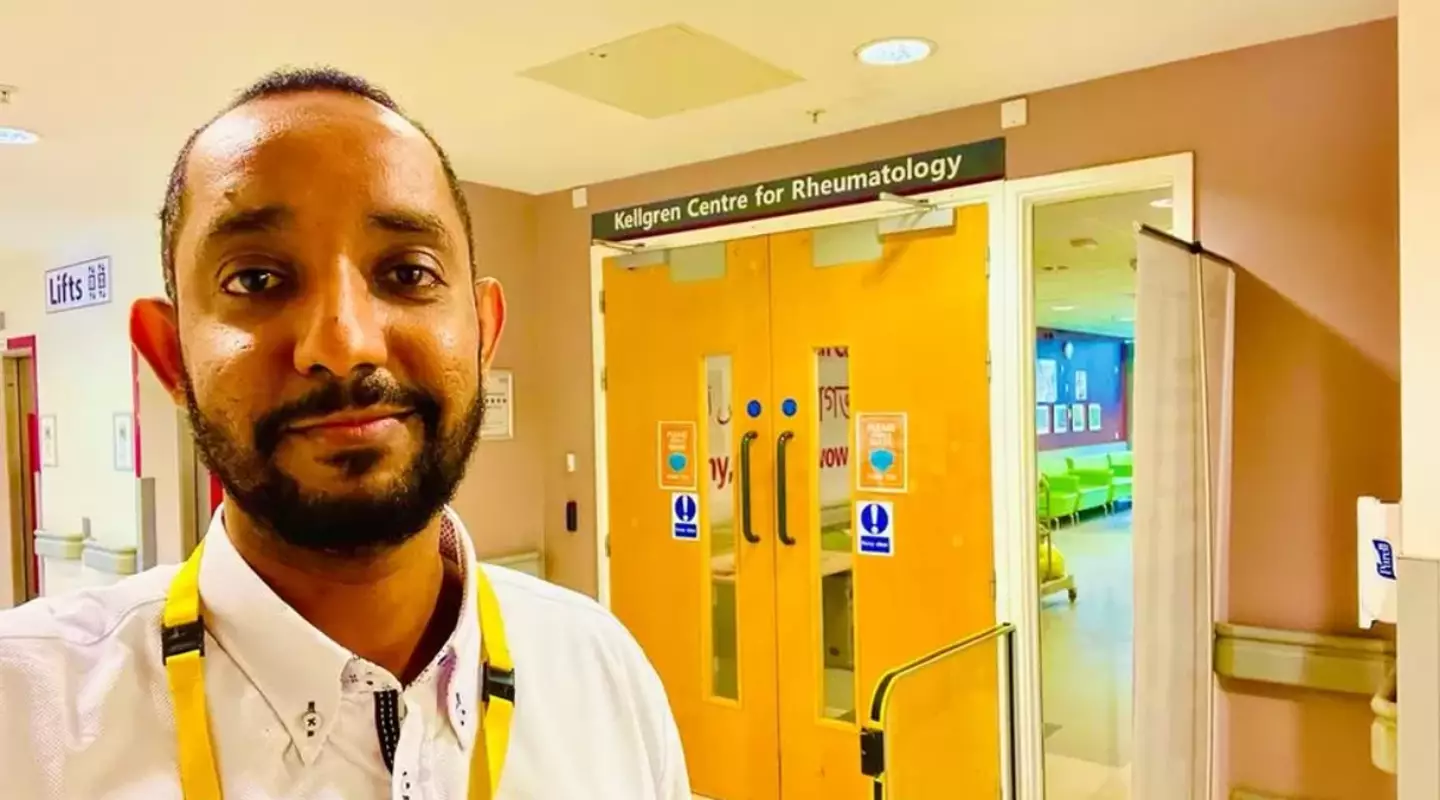 Dr Abdulrahman Babiker is currently stranded in Sudan after being denied an evacuation flight.
