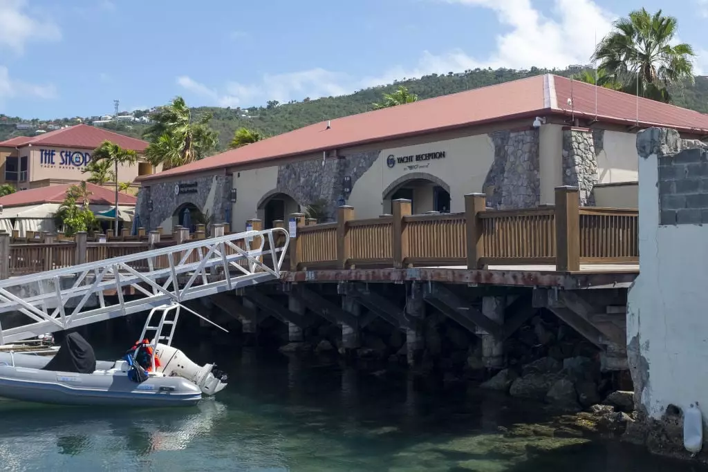 A YouTuber was able to sneak onto the Caribbean island that once belonged to Jeffrey Epstein (Marco Bello/Bloomberg via Getty Images)