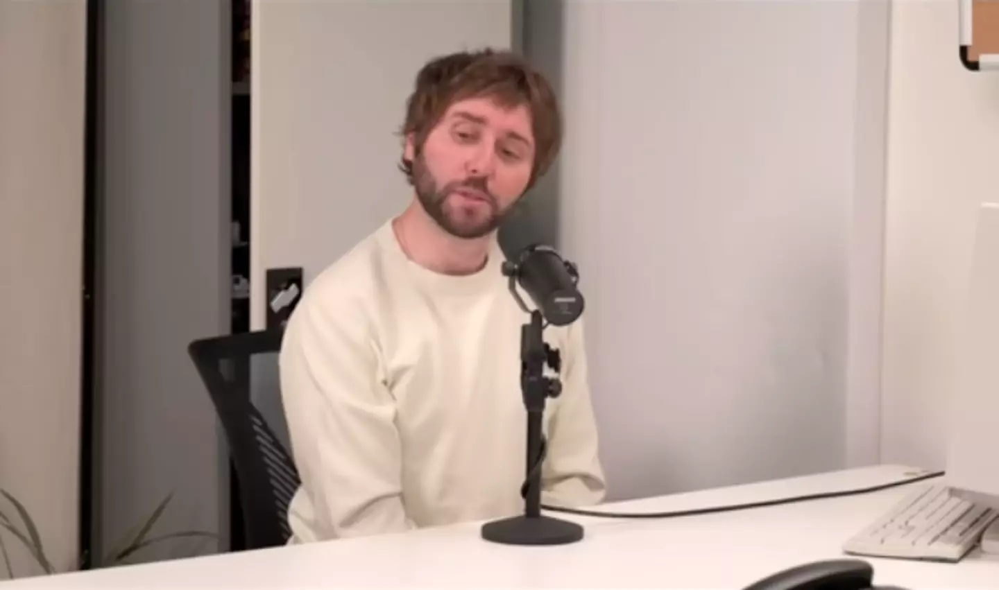 James Buckley said he was ‘furious’ about being asked to do the joke at the time.