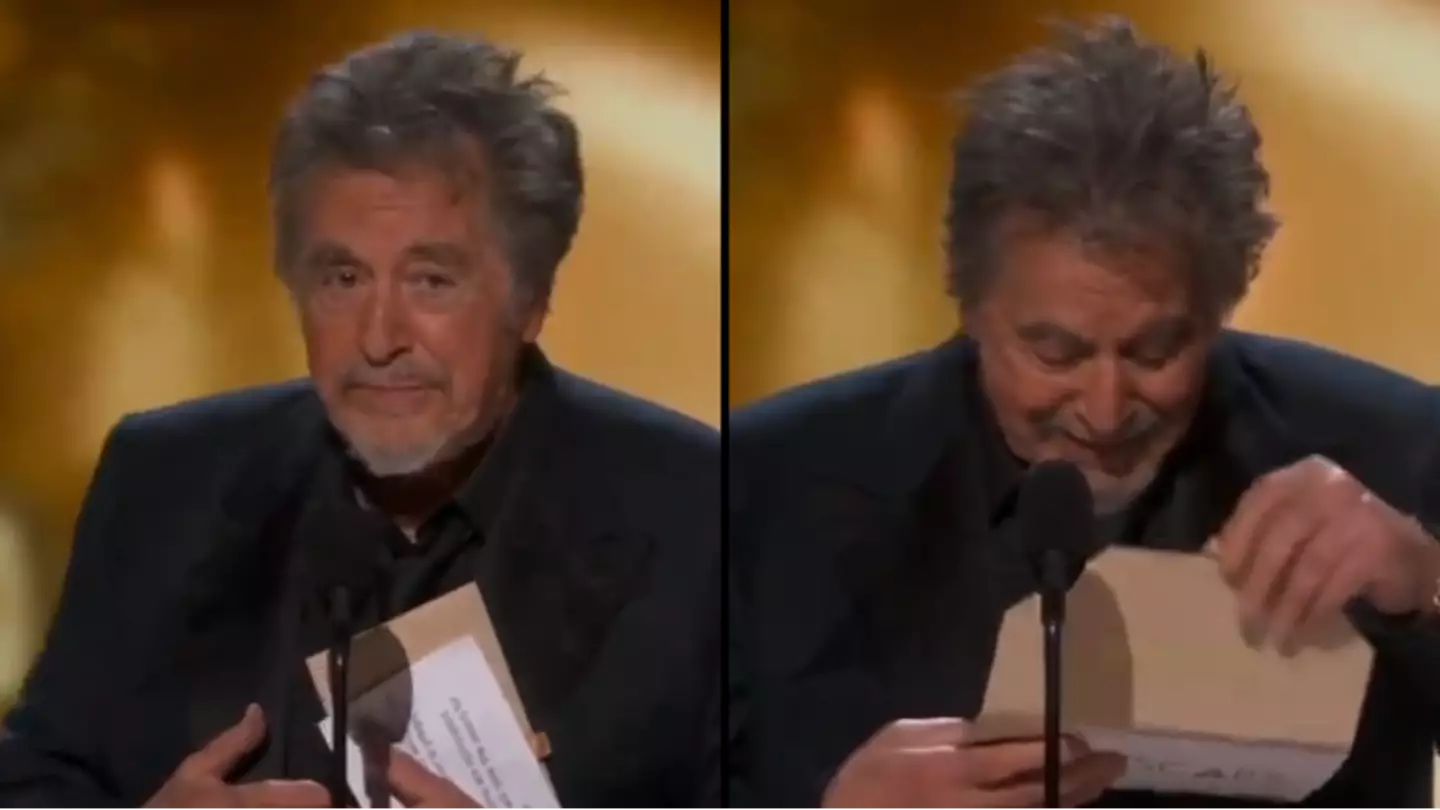 People baffled at how Al Pacino announced Oppenheimer win at Oscars
