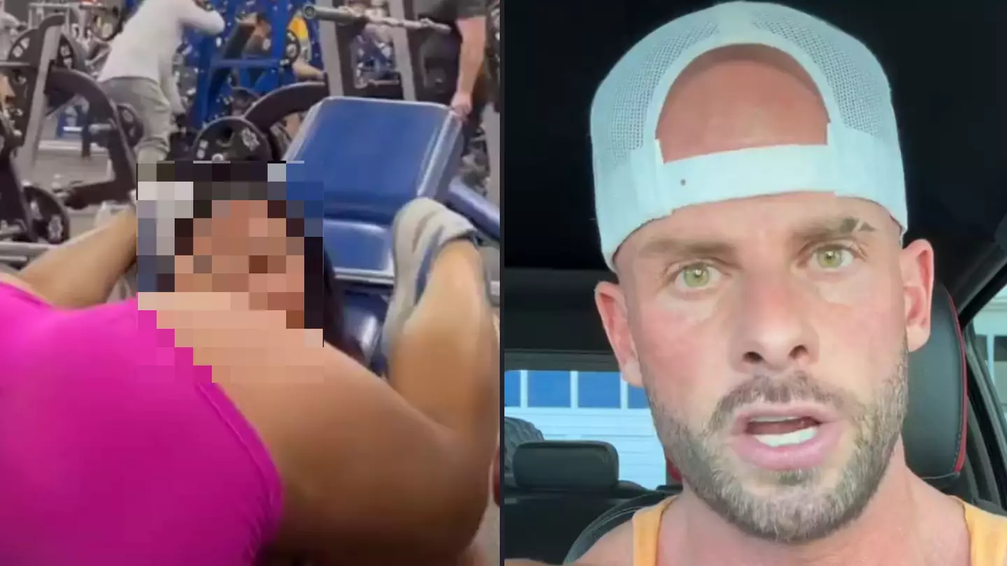 Joey Swoll calls out woman for 'crossing the line' with 'inappropriate' gym workout