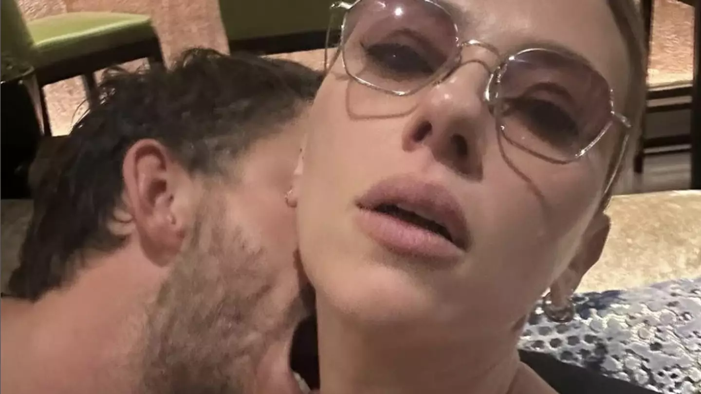 Scarlett Johansson's co-star previously addressed kiss as they share new intimate image