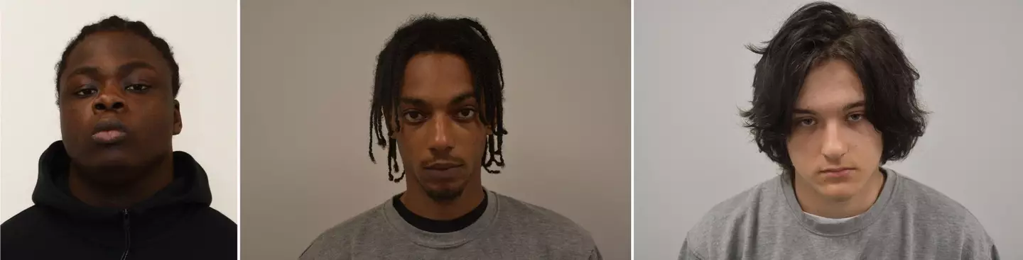 Nii Mensah, Jakeem Rose, and Ugnius Asmena have been found guilty of setting fire to a warehouse on the orders of the Wagner group (CPS/PA Wire)