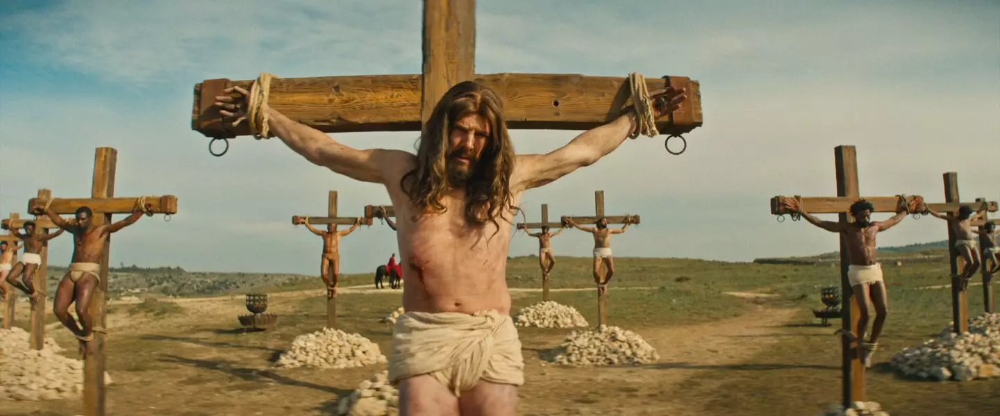 He plays a character named Benjamin, a street beggar who is mistaken for Jesus Christ.