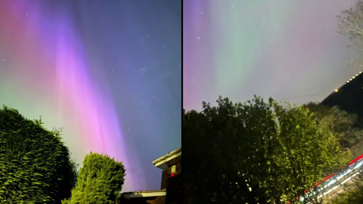 Northern Lights glow up skies across UK in one of clearest sightings after huge solar storm