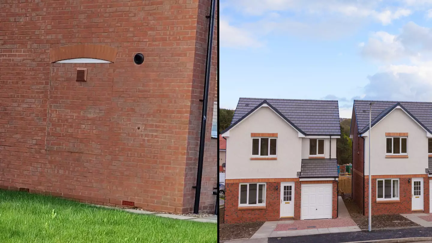 Strange reason new build houses appear to have bricked up windows on the side
