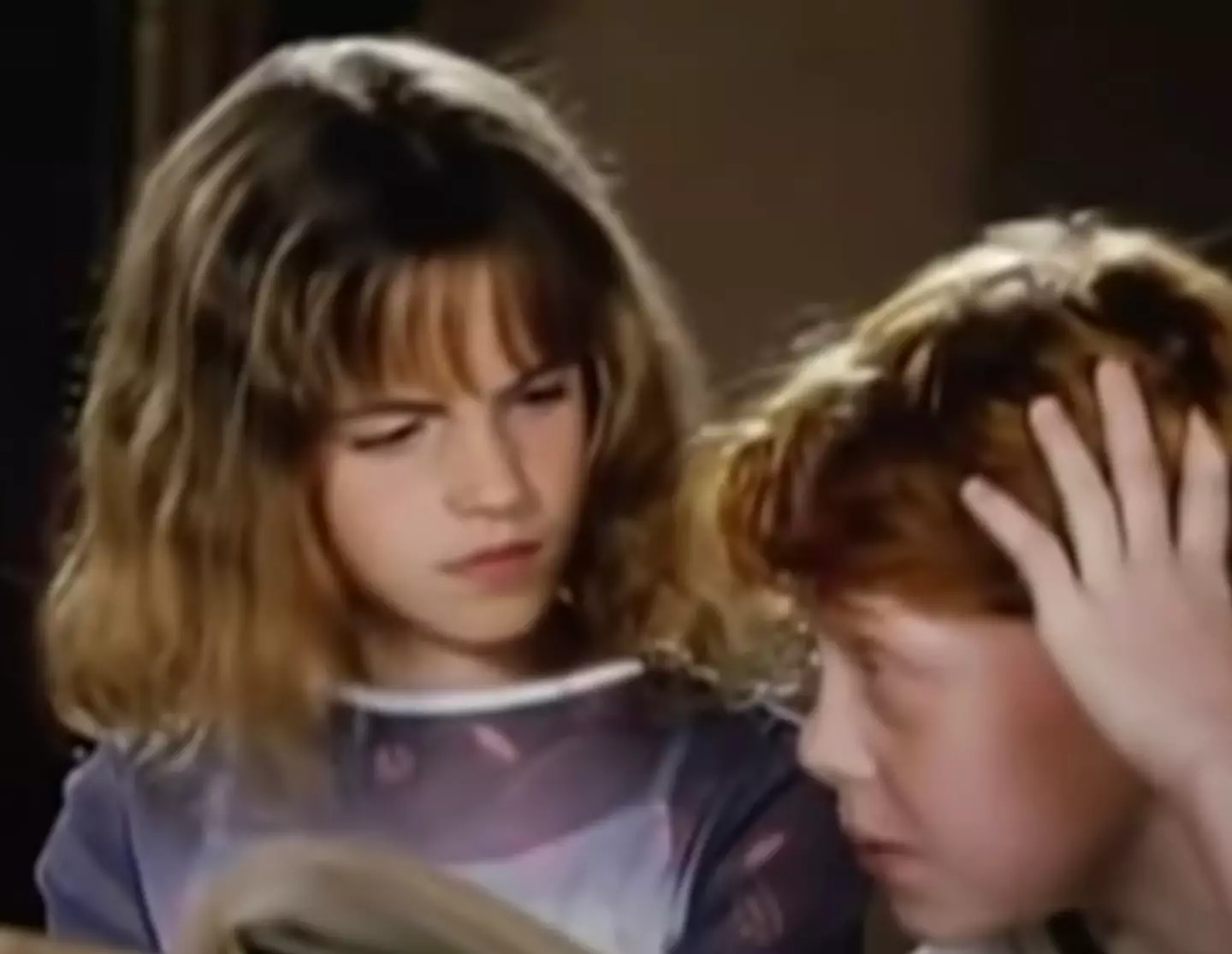 Emma Watson used to read her co-stars' lines.