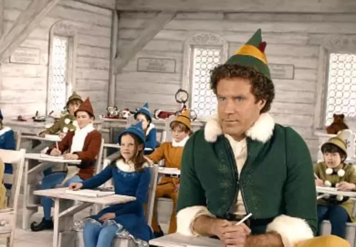 The first film follows Buddy (Will Ferrell), who is raised by elves at the North Pole.