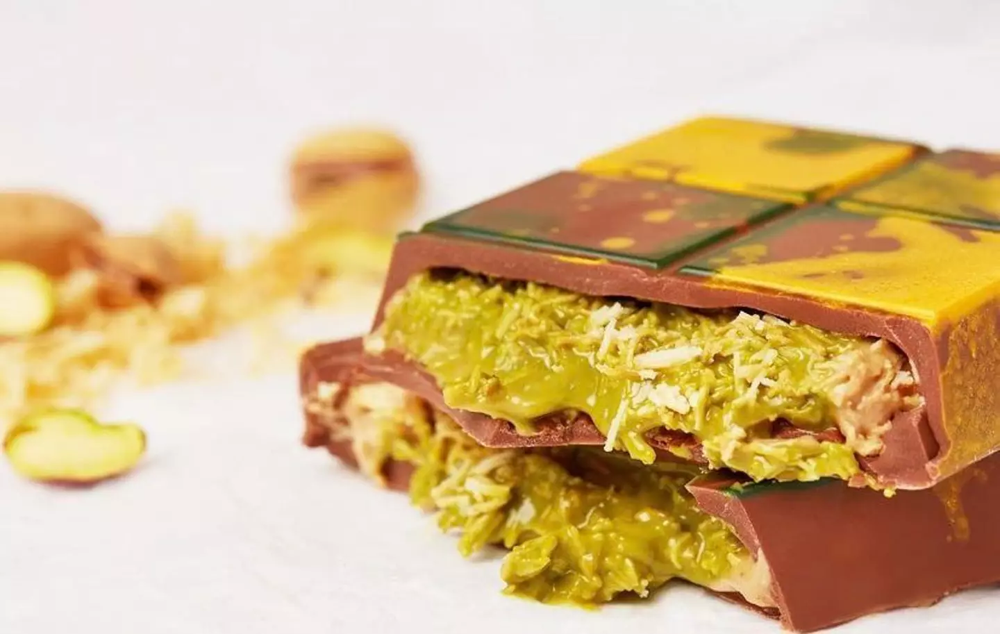 The viral 'Can't Get Khanafed Of It' bar. (Instagram/@fixdessertchocolatier)