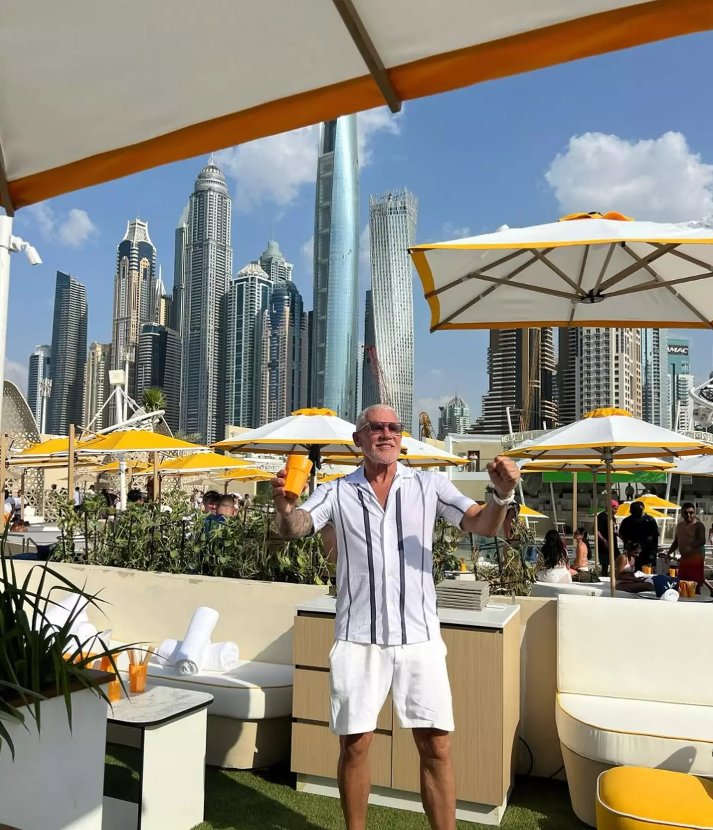 From Ibiza to Dubai to... Cheshire. (Instagram/waynelineker)