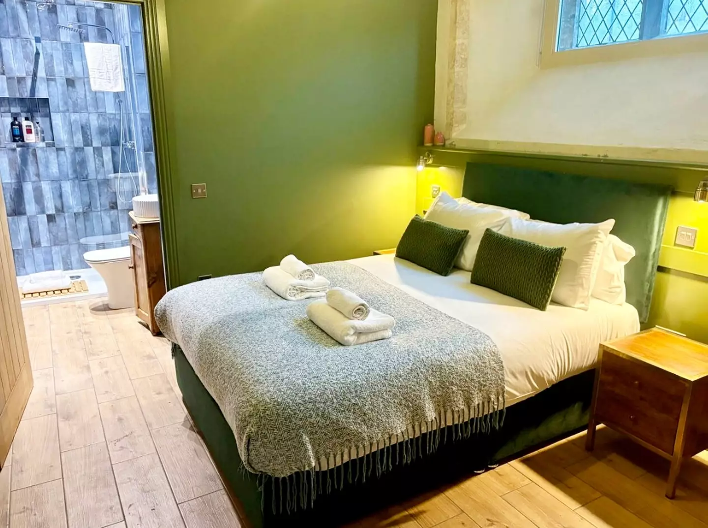 The property has six bedrooms and six bathrooms (SWNS)