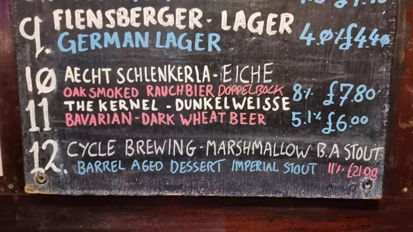 The Rutland Arms in Sheffield has been providing customers with a 'rare' beer created by a Florida brewery.