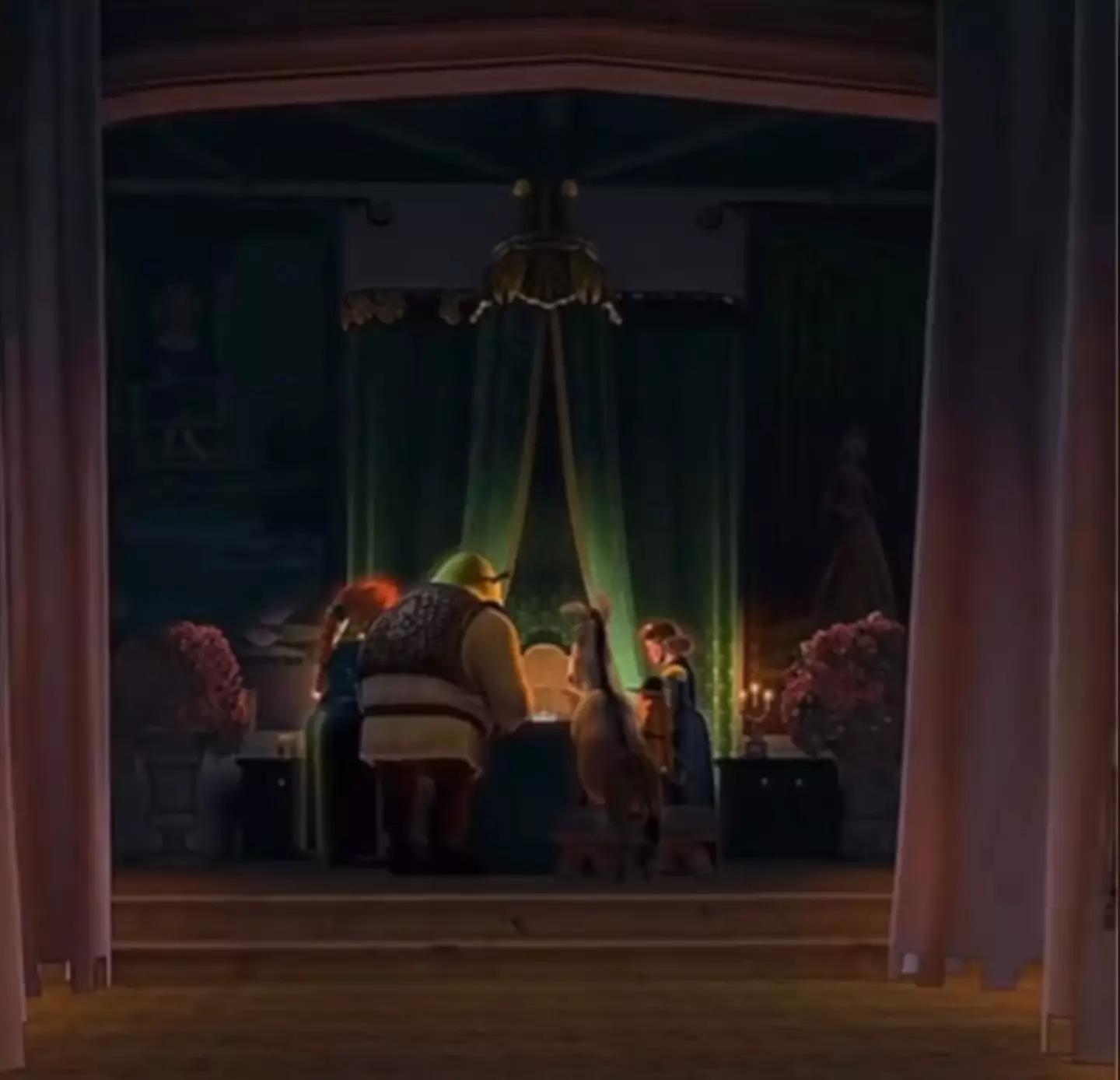 The hilariously awkward scene went over a lot of our heads as kids.