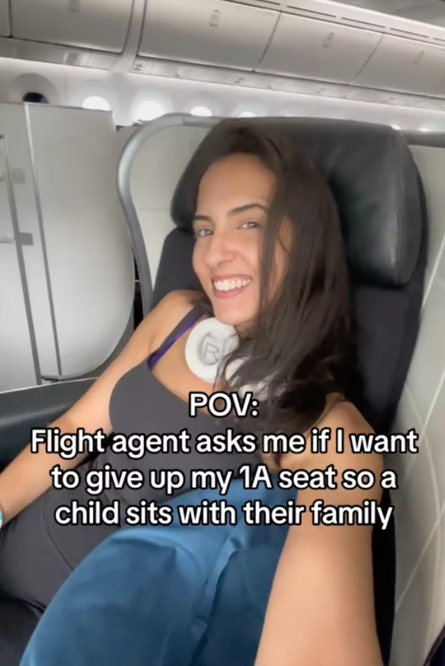 Most people agreed they wouldn't switch their seat. (TikTok/@lifewithdrsab)