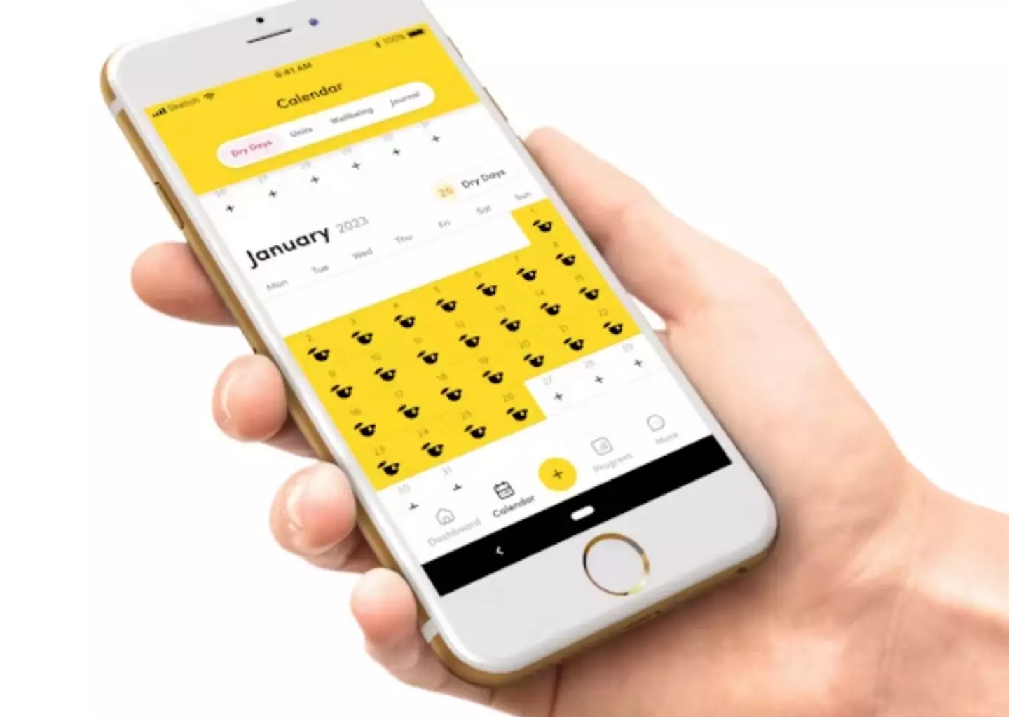 The Try Dry app is not just for Dry January, you might be surprised how much you've accomplished. (Alcohol Change UK)