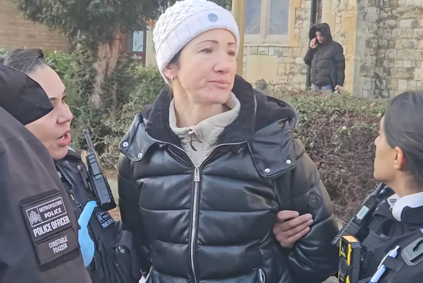 Police said the woman was arrested after refusing to share her details with council officers (YouTube/The Fool Catcher)