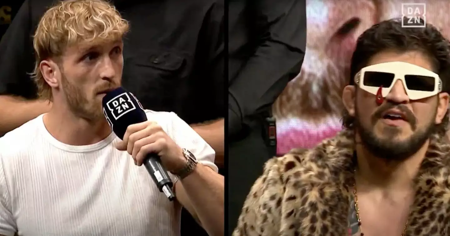 Before their highly anticipated match-up on Saturday (14 October), the duo came face-to-face at today's (12 October) press conference.