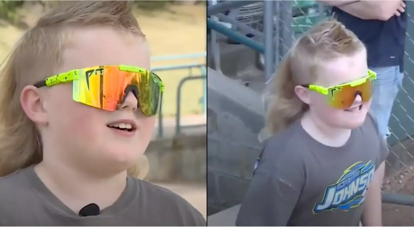 People can't get enough of boy's response to reaching USA Mullet Championship finals