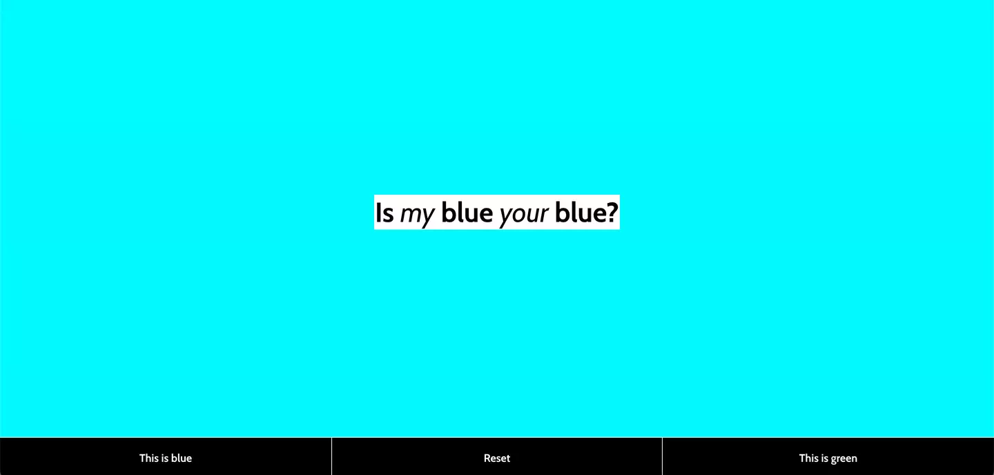 Neuroscientist's mindblowing test goes viral with people divided over what colour they see 2 I don't know anymore (Ismy.blue)
