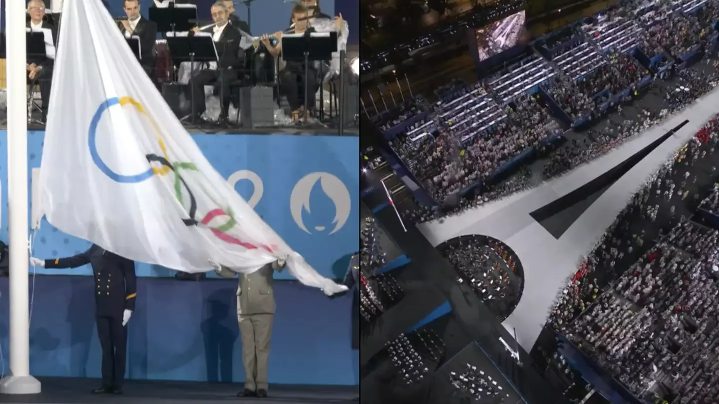 More Olympic chaos as flag raised upside down at opening ceremony