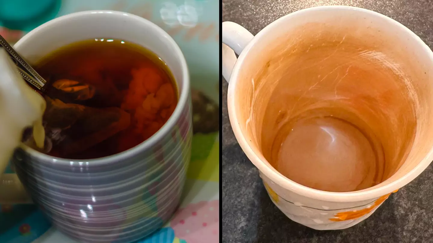 People are being shamed for letting their mugs get 'inky black' from drinking tea