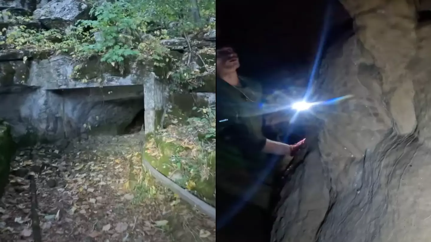 Underground cavers admit they were 'pretty scared' after hearing something whilst exploring old mine