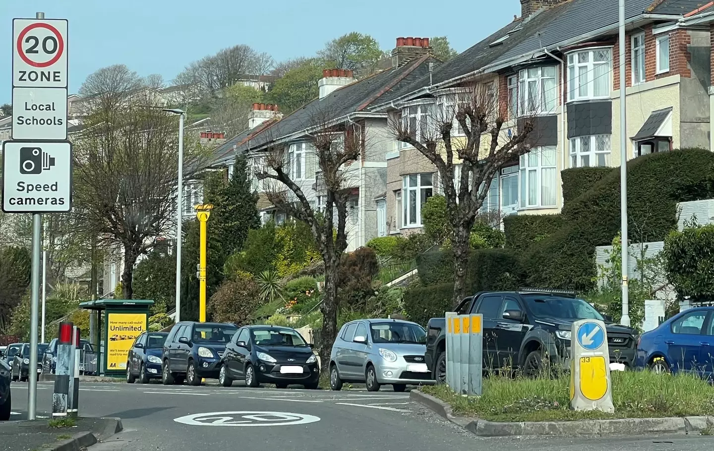 The 20mph speed camera, installed by Plymouth City Council, recorded a staggering amount of speeding drivers before it was even activated.