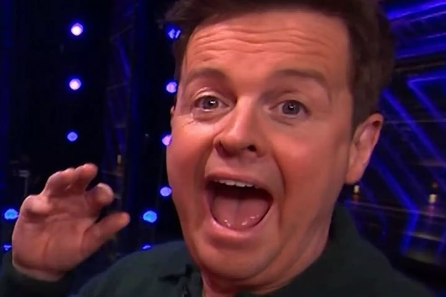 A stunned Dec reacted to the shocking acts (ITV)