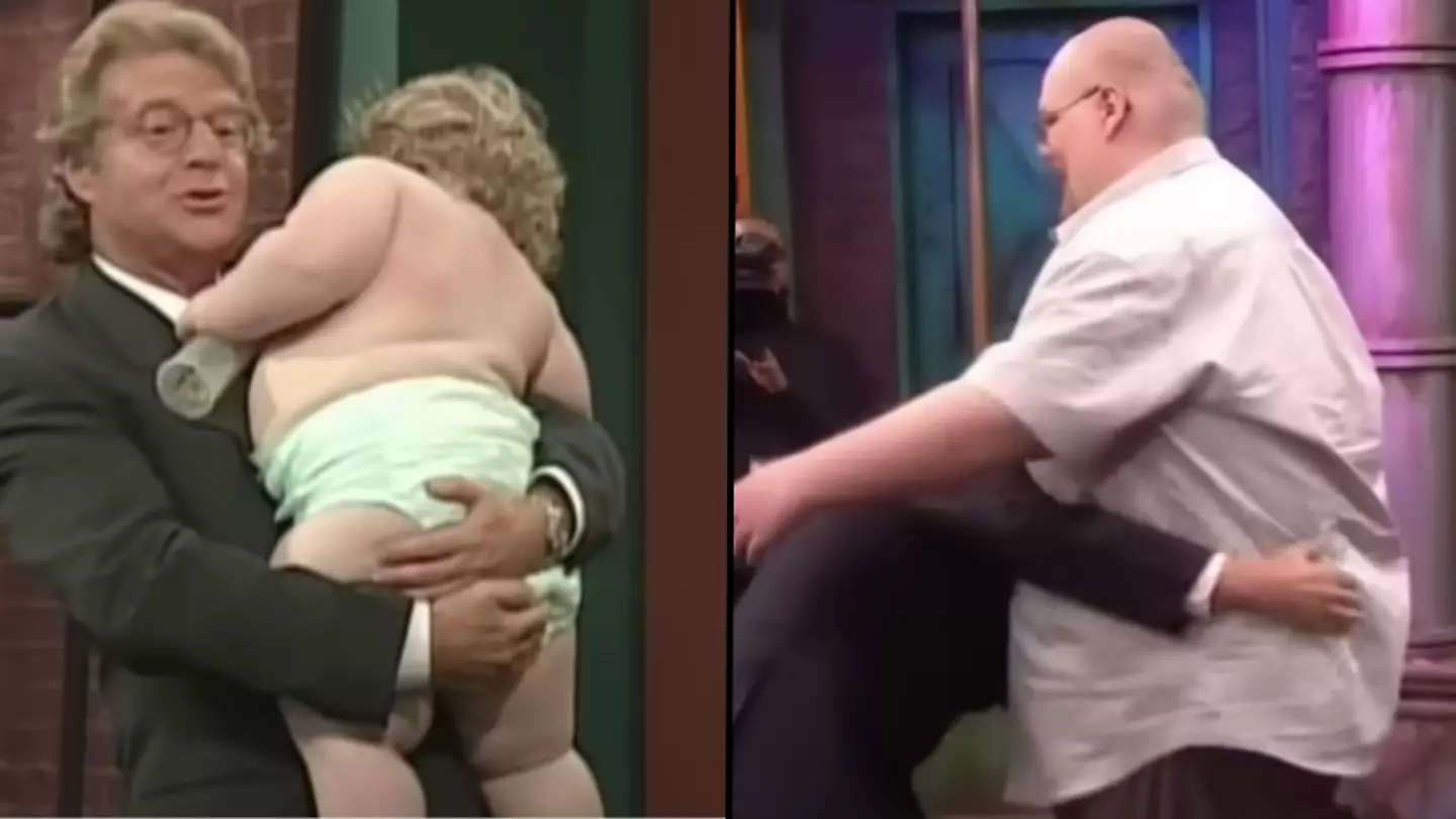 70lb baby reunited with Jerry Springer 20 years later