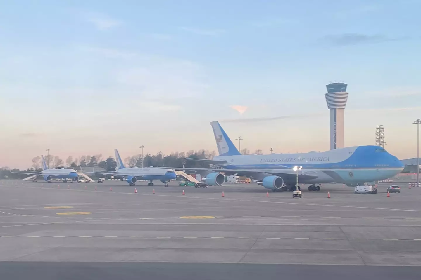 The couple managed to catch a cheap flight to the Irish capital.