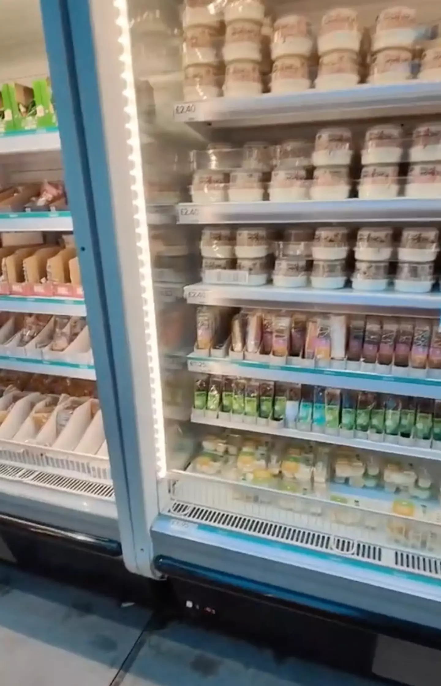 The TikTok user gave a full tour of the Glastonbury Co-Op.