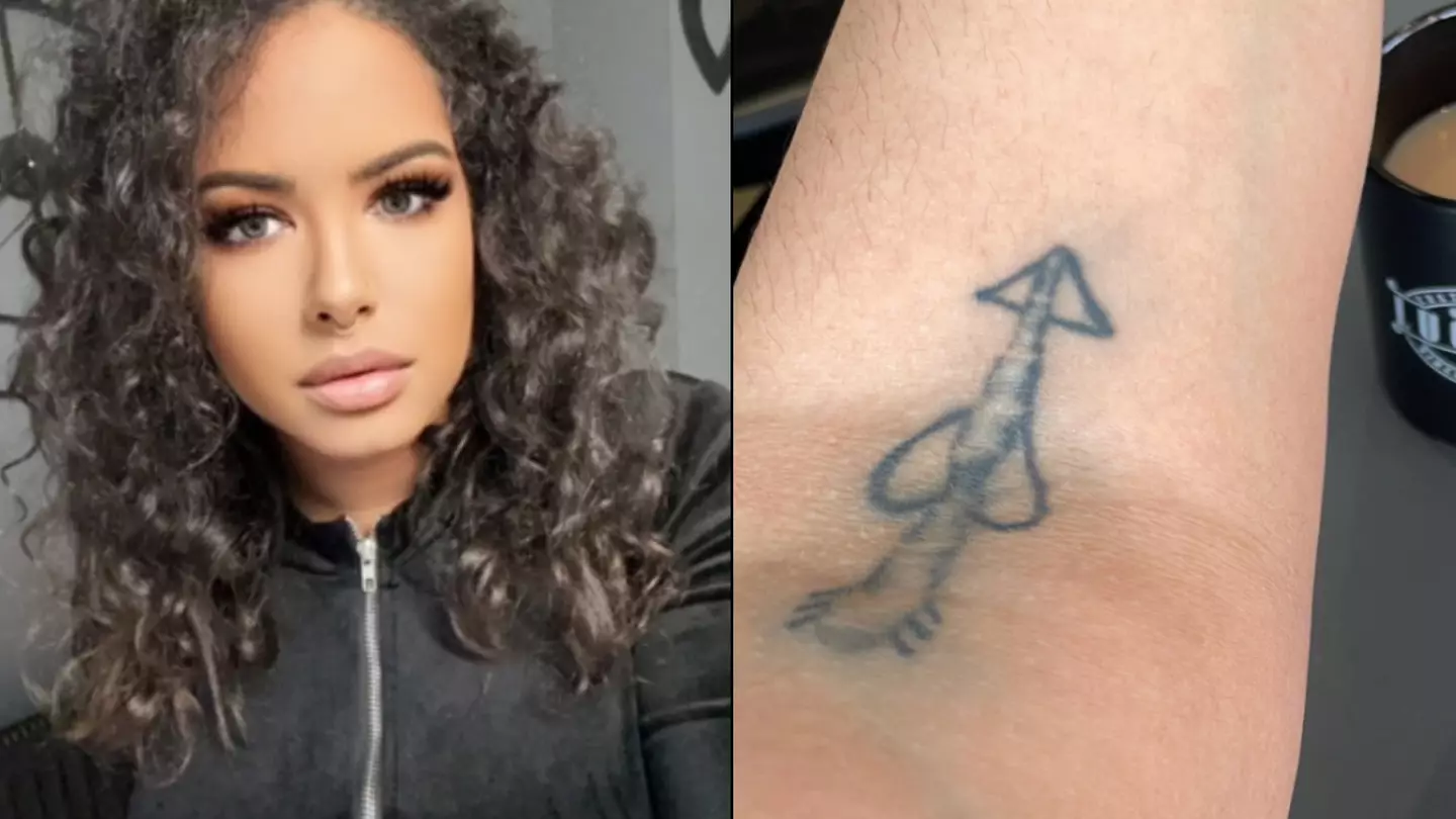 Woman ends up with 'hairy penis' tattoo in DIY kit gone wrong
