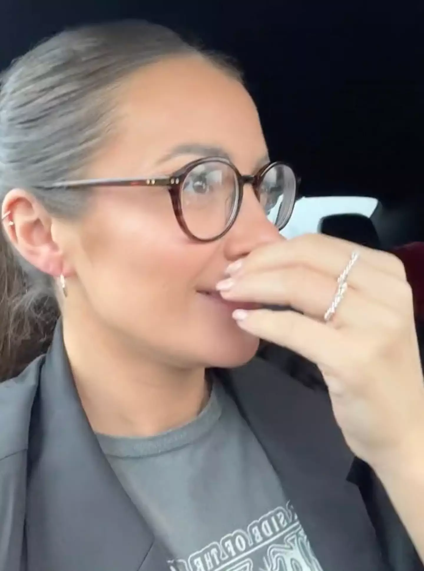 Many commenters suggested it was because of her piercings.