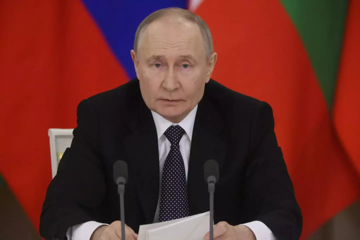 Vladimir Putin has said he wants 'a version of peace which would suit us' (Contributor/Getty Images)
