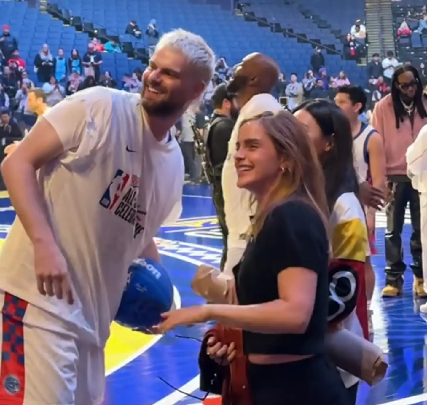 She seemed to be having fun (TikTok/@ESPN)