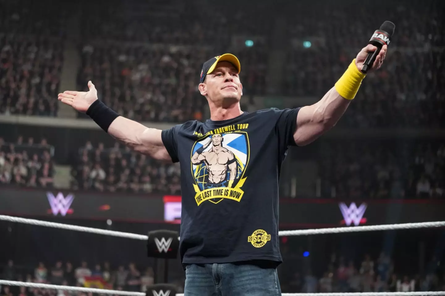 Cena is retiring from wrestling this year (Georgiana Dallas/WWE via Getty Images)