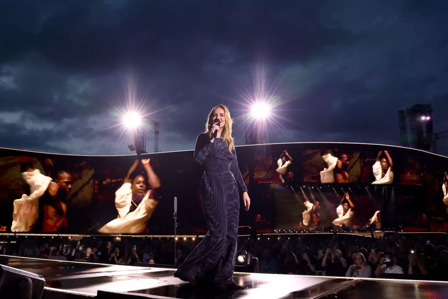 Adele has performed her first show at Adele World. (Kevin Mazur/Getty Images for AD)