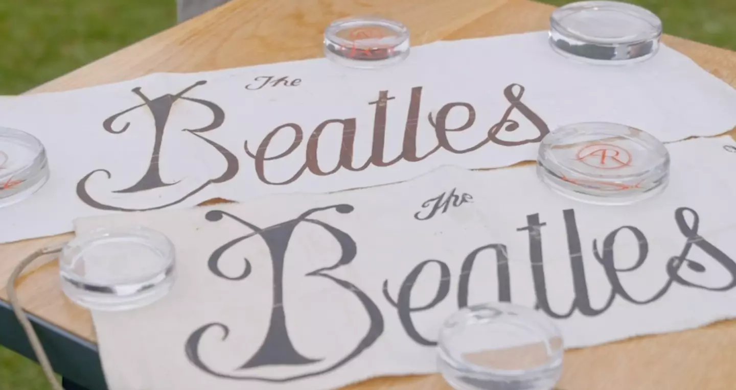 Here's the logos that he designed for The Beatles.