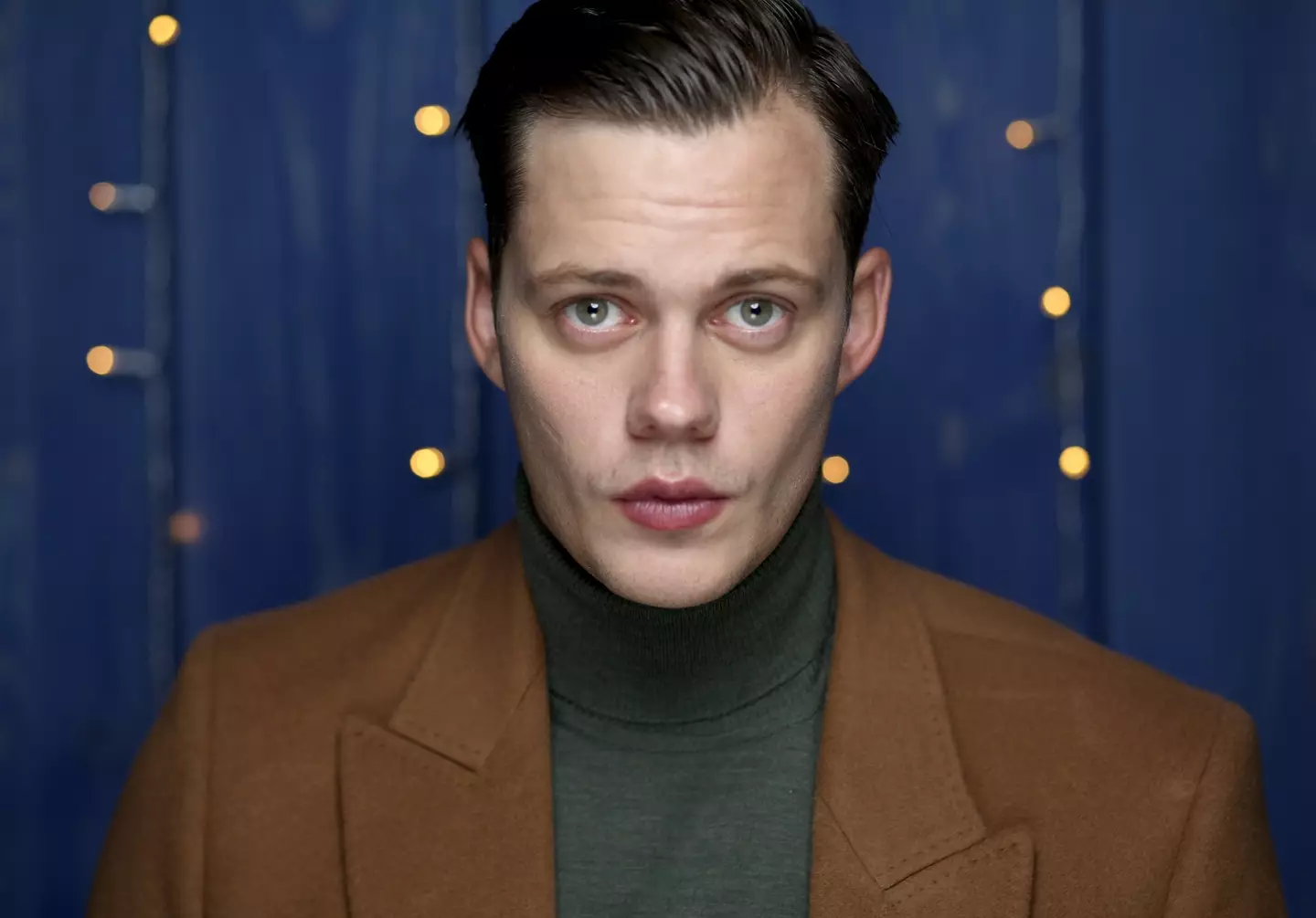 Bill Skarsgard when he's not playing a terrifying horror character.