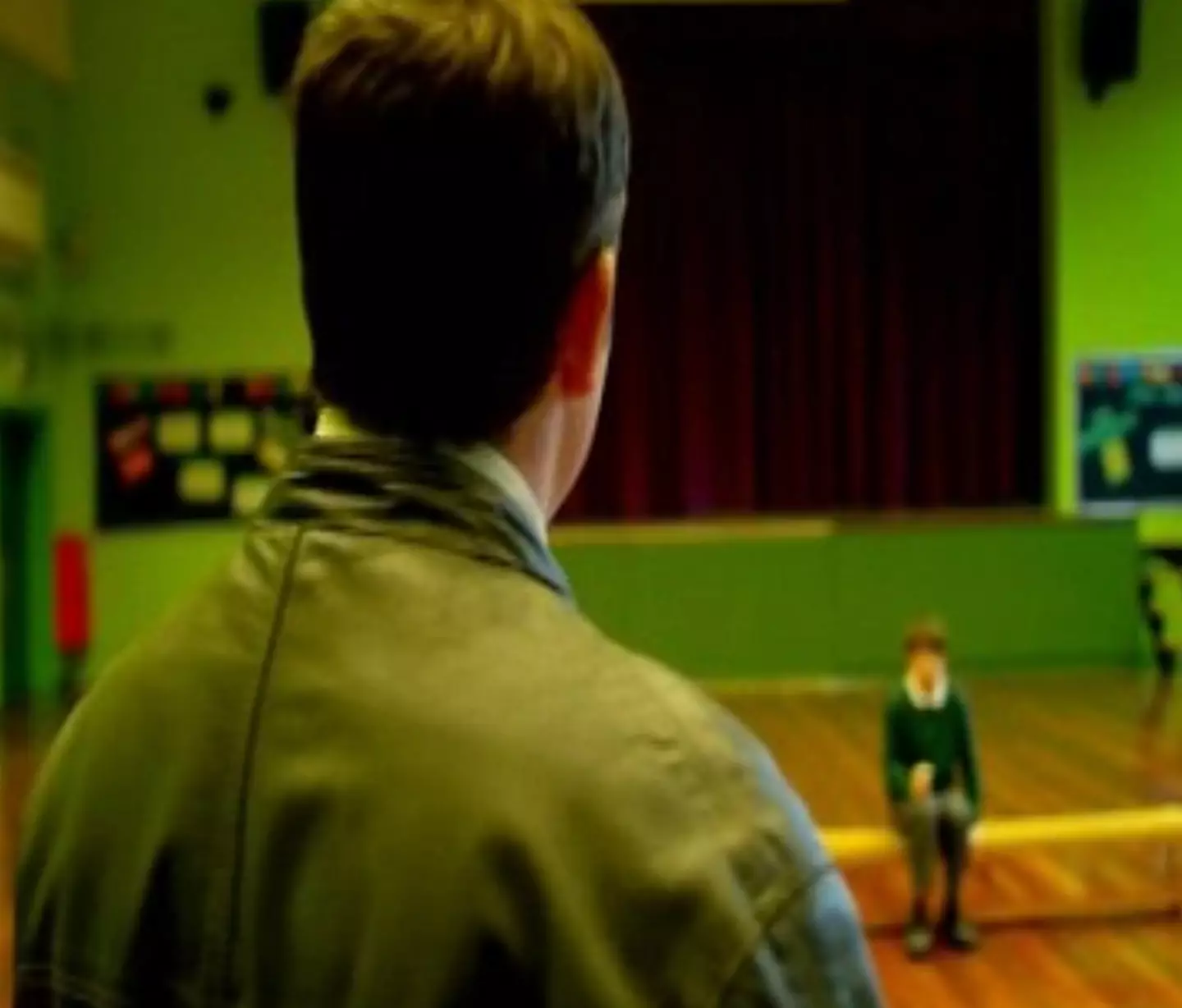 Maskell's character went on a violent rampage through a school.