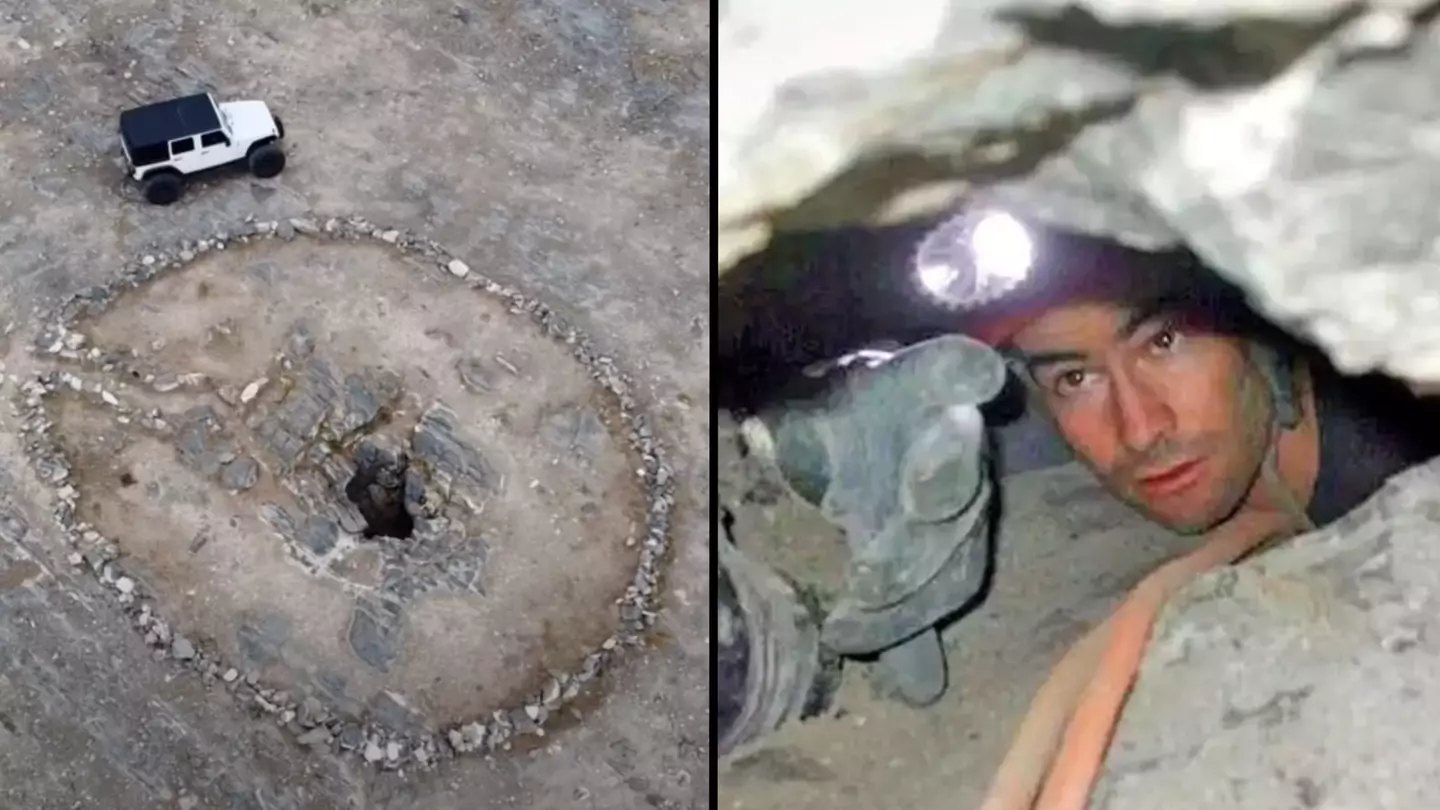 Two men visit site where man suffered 'worst death imaginable' and find poignant tribute
