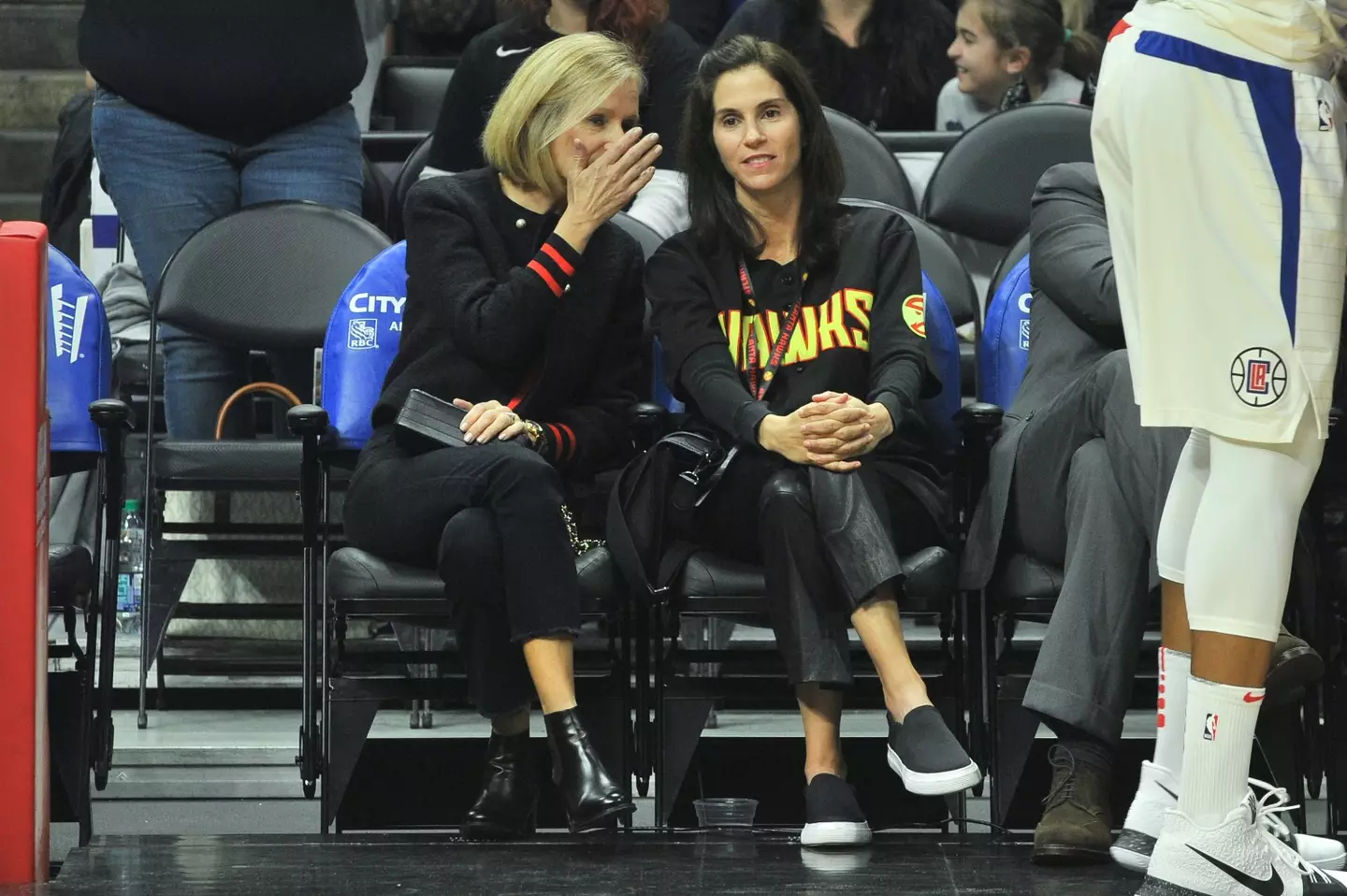 She and her husband are part owners of NBA side the Atlanta Hawks.