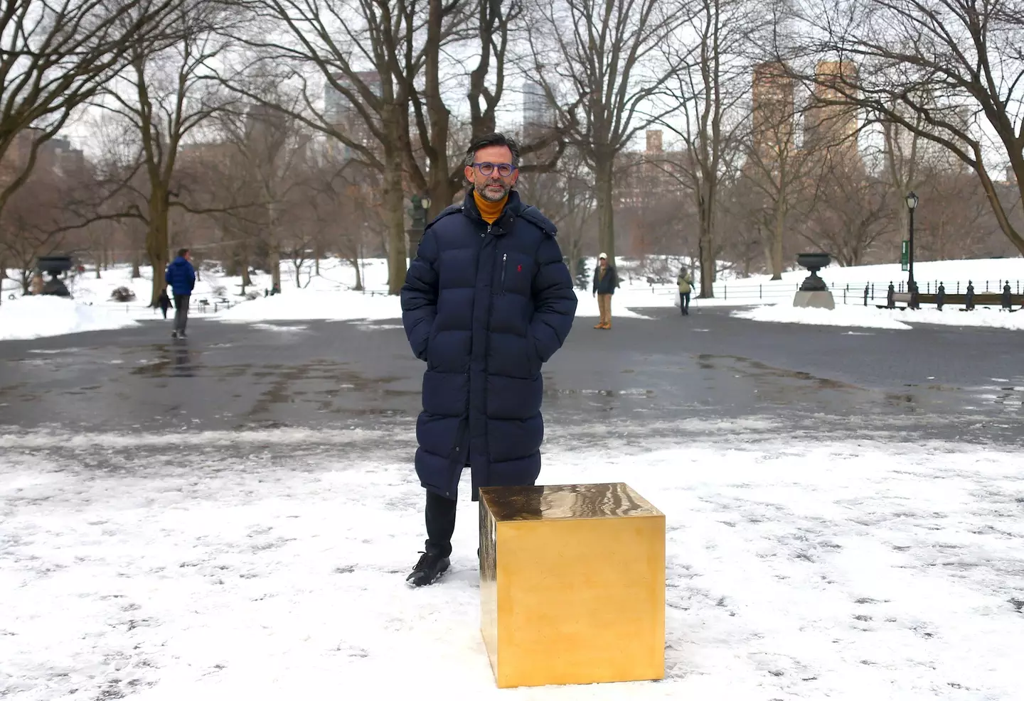 Niclas Castello and his cube.