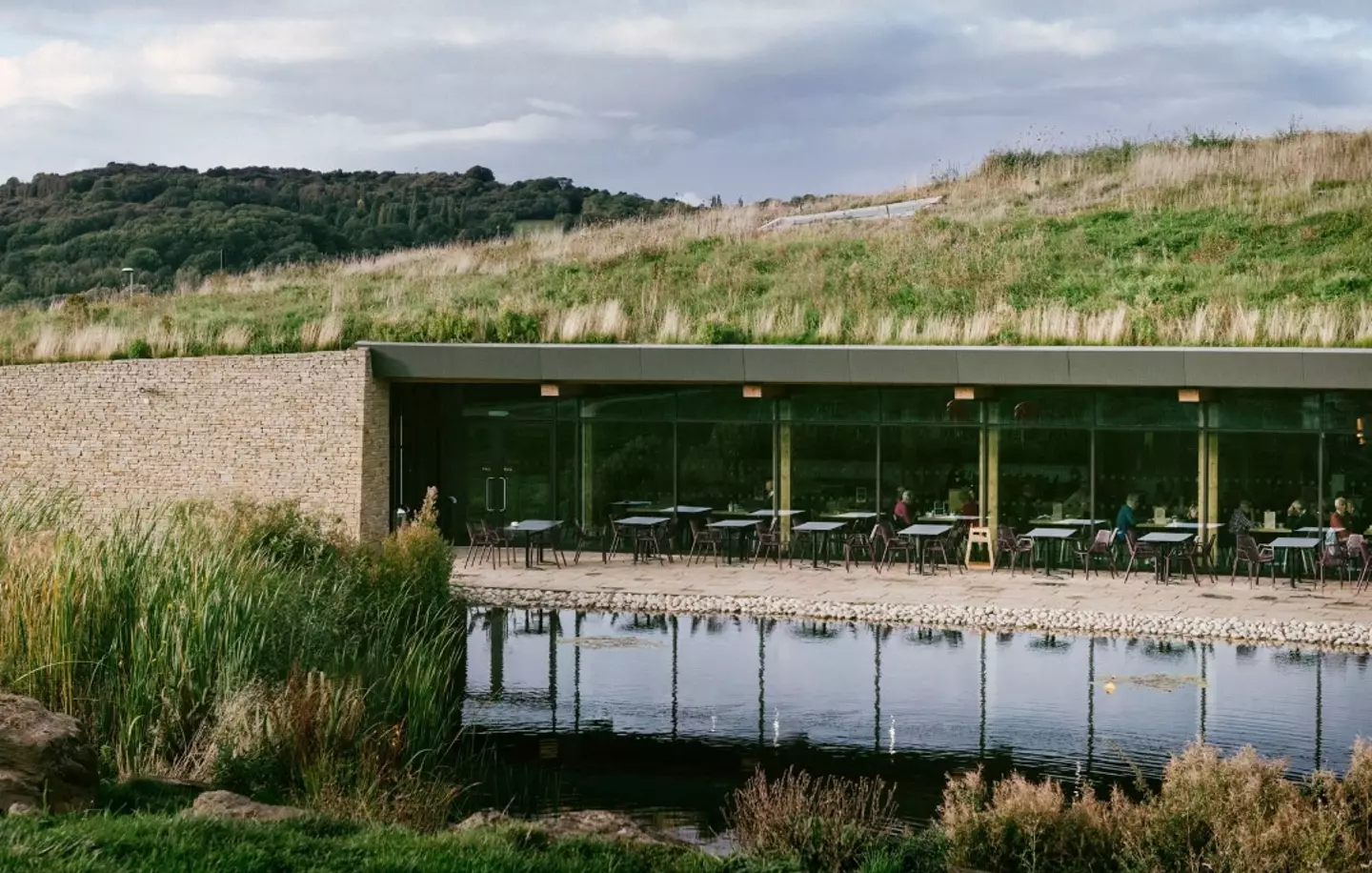 Yes, that's a service station. Yes, people tweak their journeys just so they can go to it.