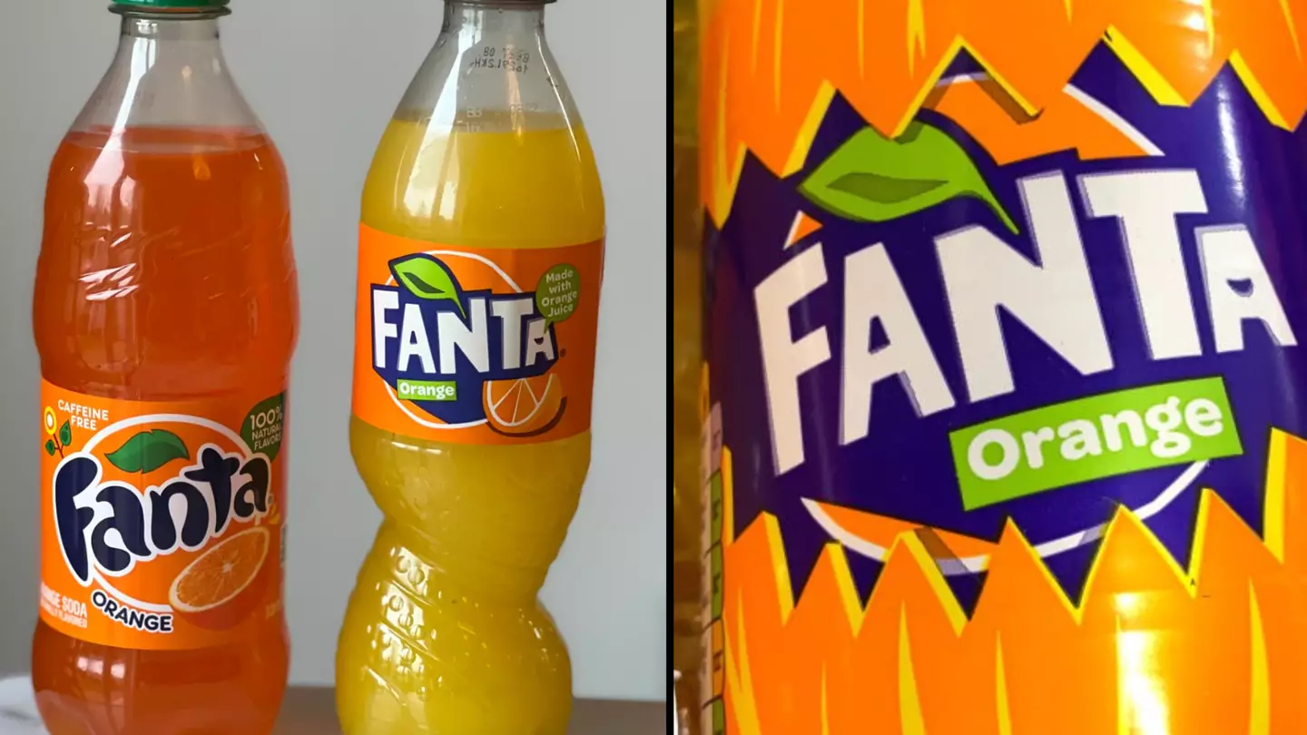 Reason Fanta is a different colour in the US