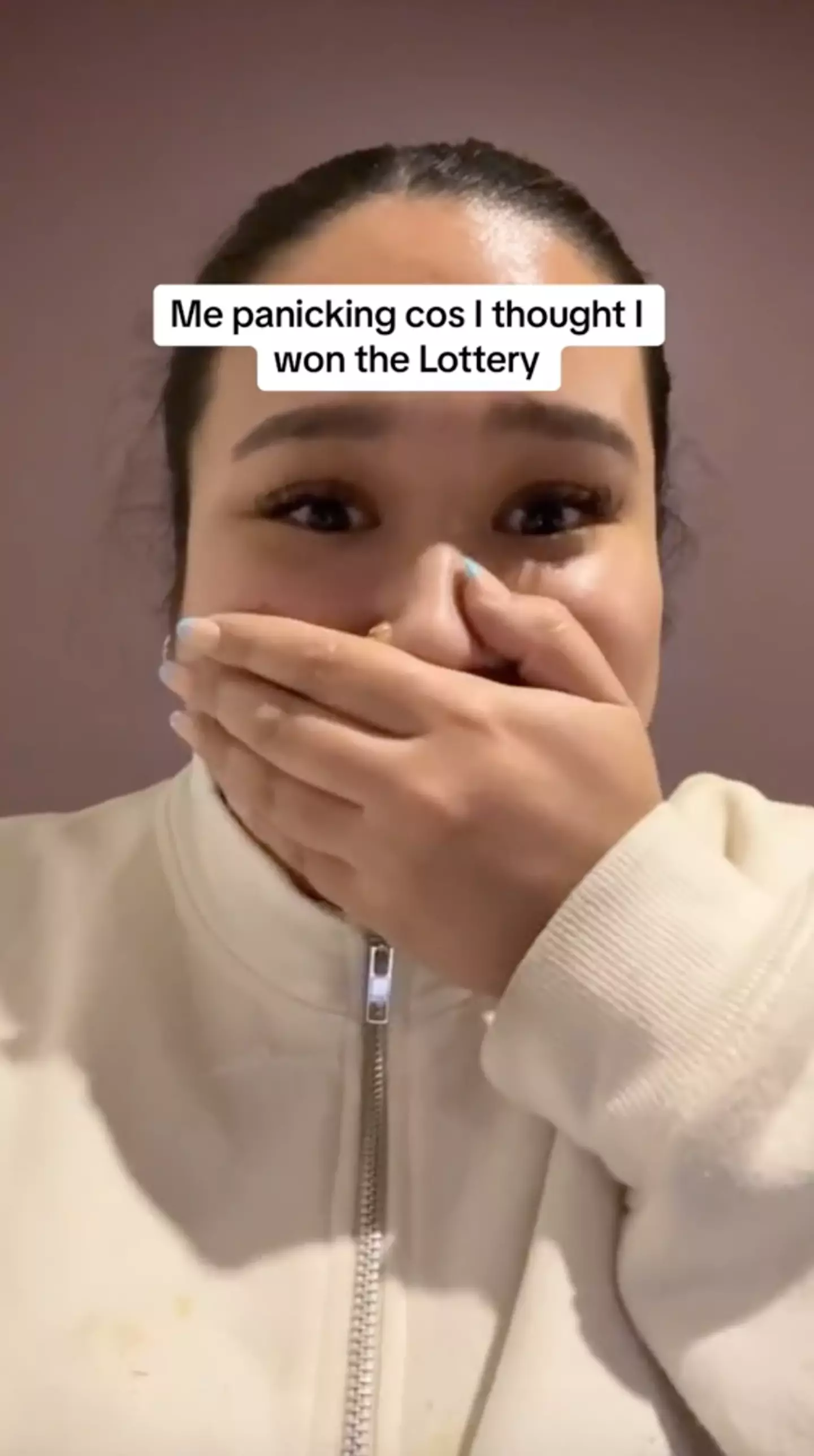 The Aussie woman was convinced she hit the £76 million ($100m AUD) jackpot.